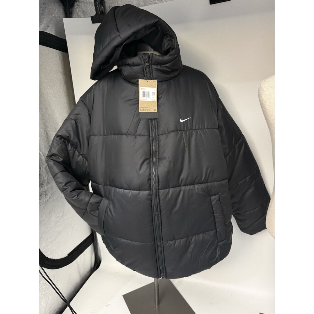 Plus Size 1X Nike Sportswear Puffer Therma-FIT Loose Parka Jacket FZ5901 Crop
